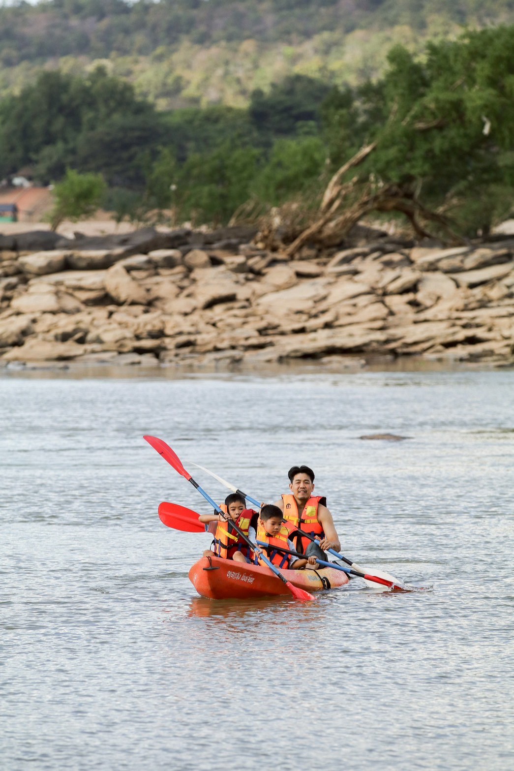 Kayaking On The Mekong River